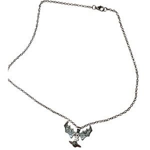 Vivienne Westwood Silver Bat Necklace